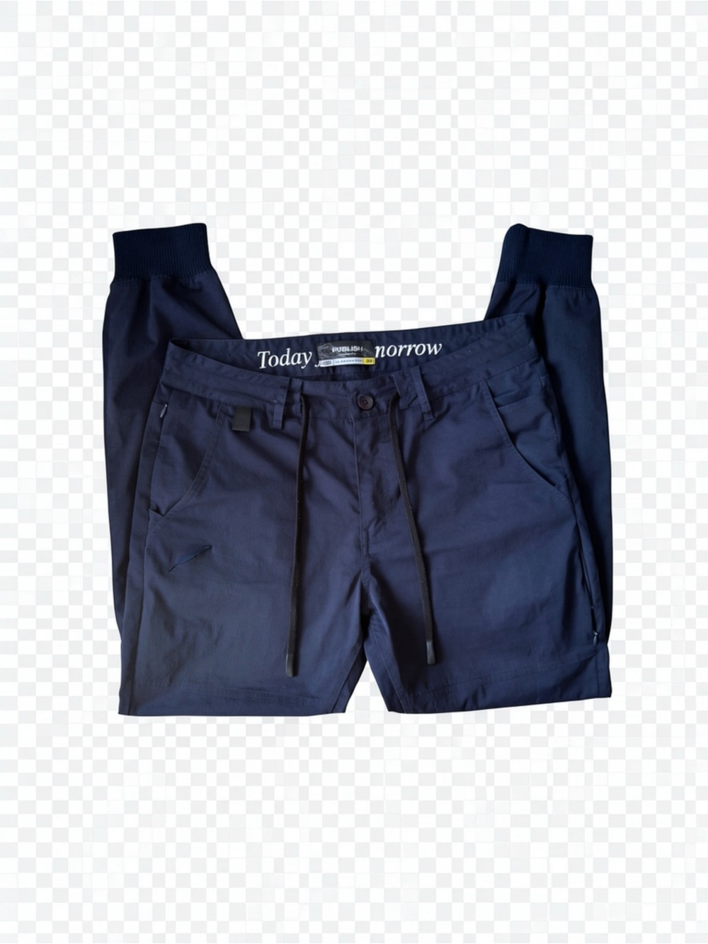 Publish Men's Navy Jogger Pants with Drawstring Waist